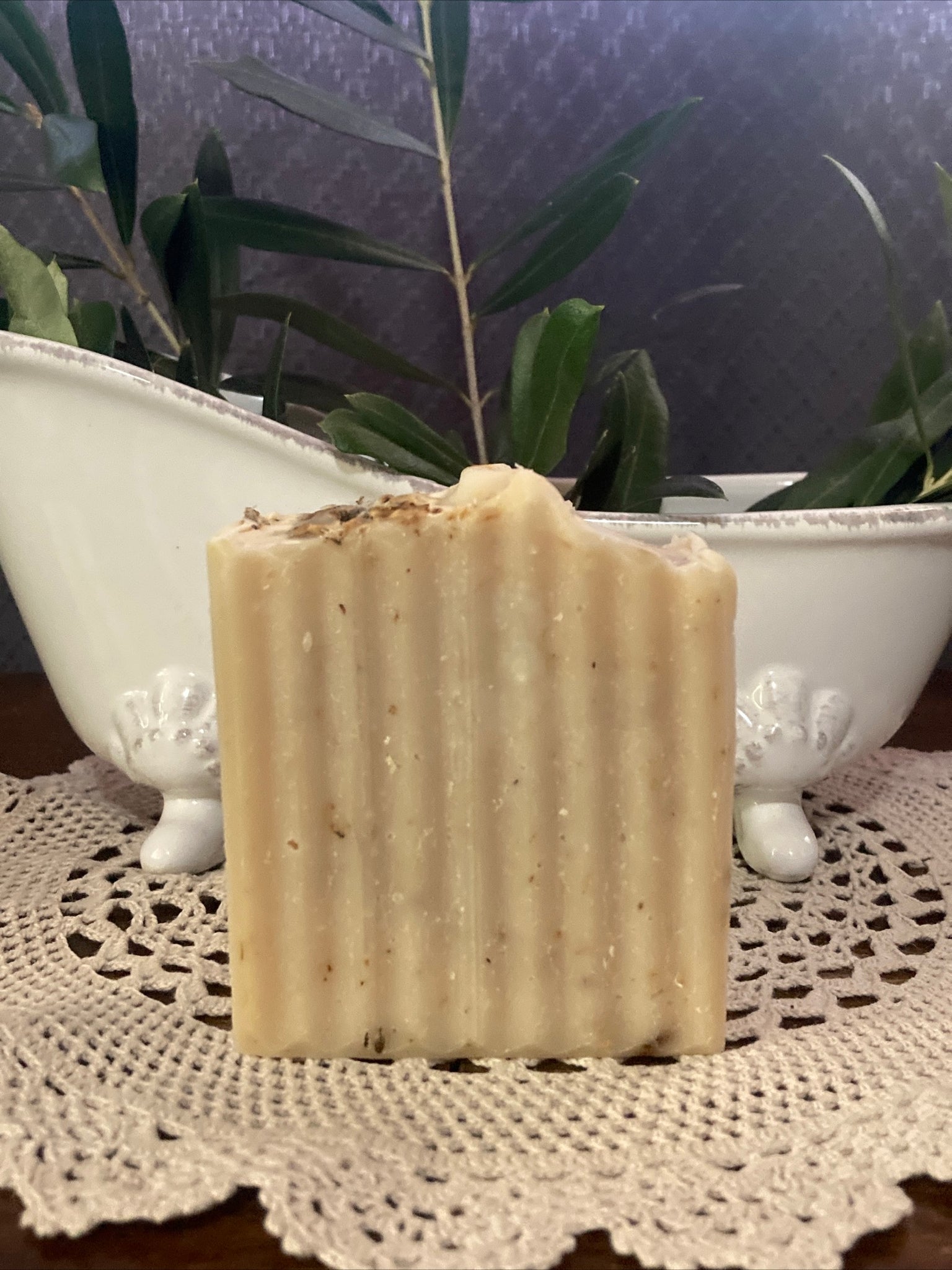 Lavender and chamomile soap bar